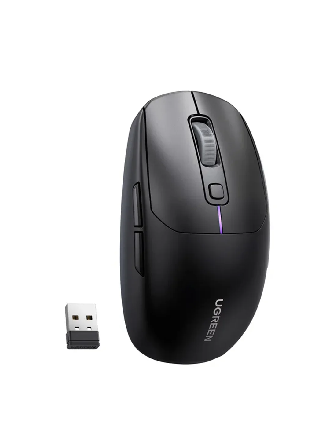 Черный беспроводная компьютерная мышь игровая UGREEN MU103 (90539)  USB Wired&24 GHz&BT