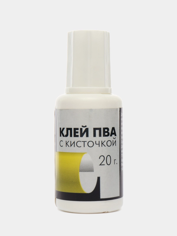 Клей ПВА с кисточкой Гамма, 20г