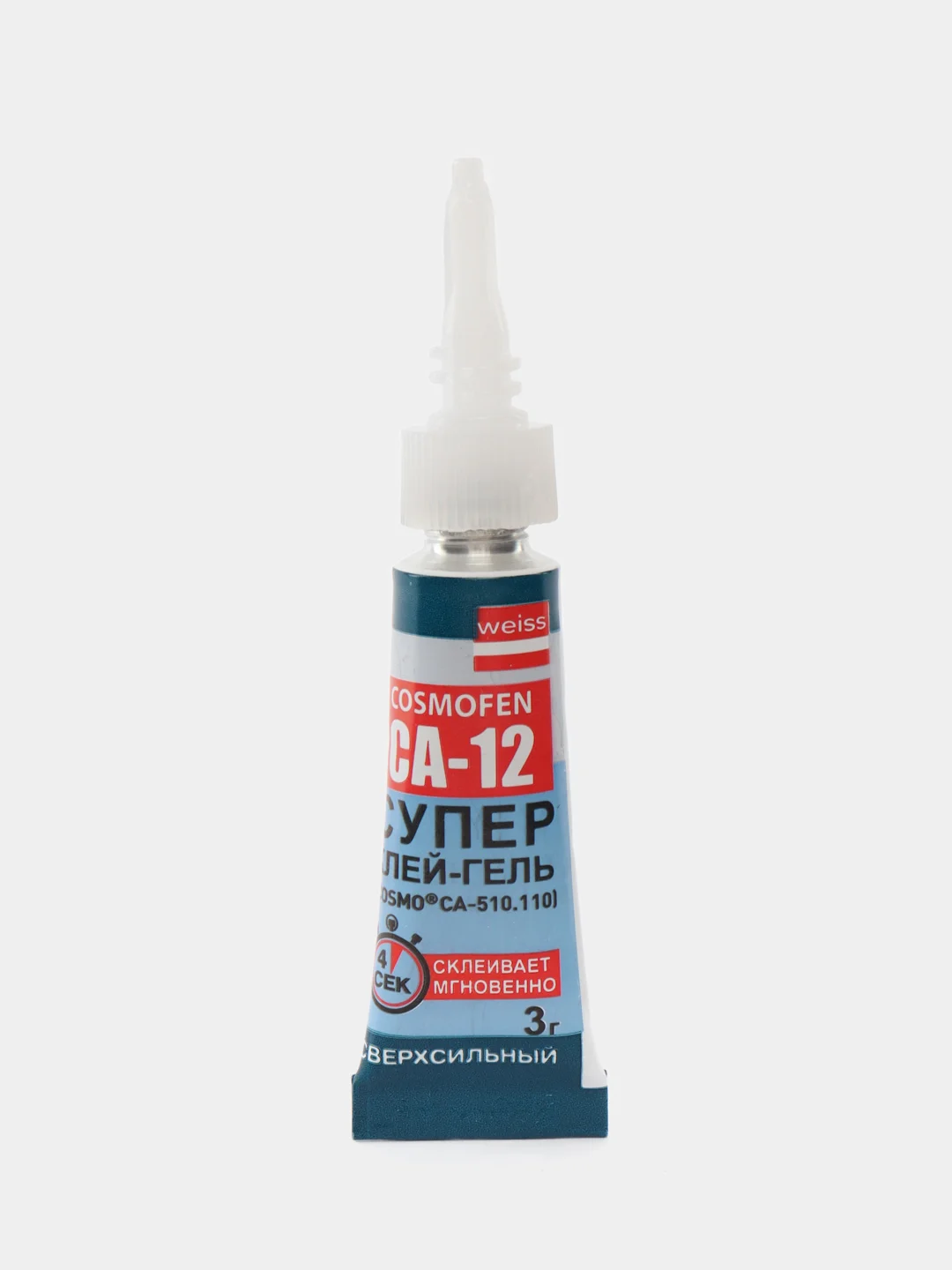 Клей "Космофен" СА-12, 3 гр, CA-510.110, гель, Германия