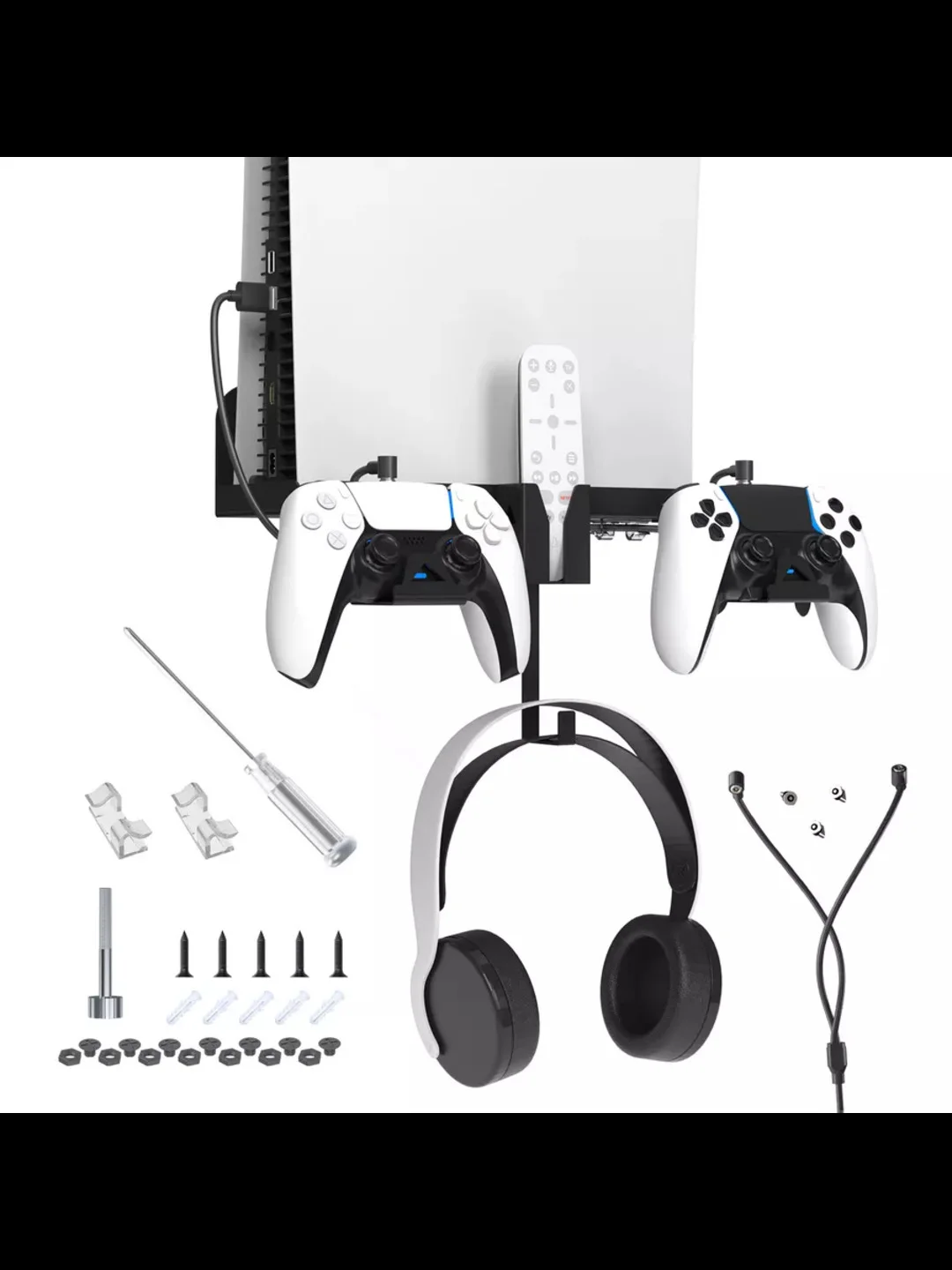 Кронштейн настенный для контроллера PlayStation 5 Slim, подвесной кронштейн для гарнитуры
