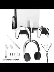 Кронштейн настенный для контроллера PlayStation 5 Slim, подвесной кронштейн для гарнитуры
