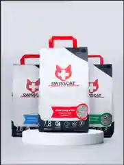 Наполнитель для кошачьего туалета SWISSCAT Premium комкующийся 24л