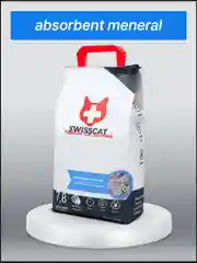 SWISSCAT "Meneral" - Впитывающий наполнитель с эко-присадками 4,5 кг, 12 л