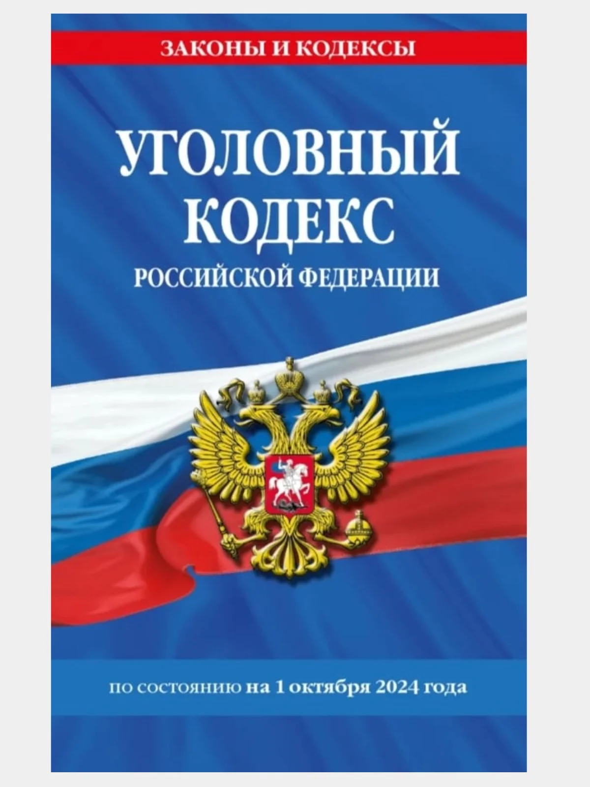 Синий уголовный кодекс Российской Федерации по состоянию на 01.10.2024 УК РФ