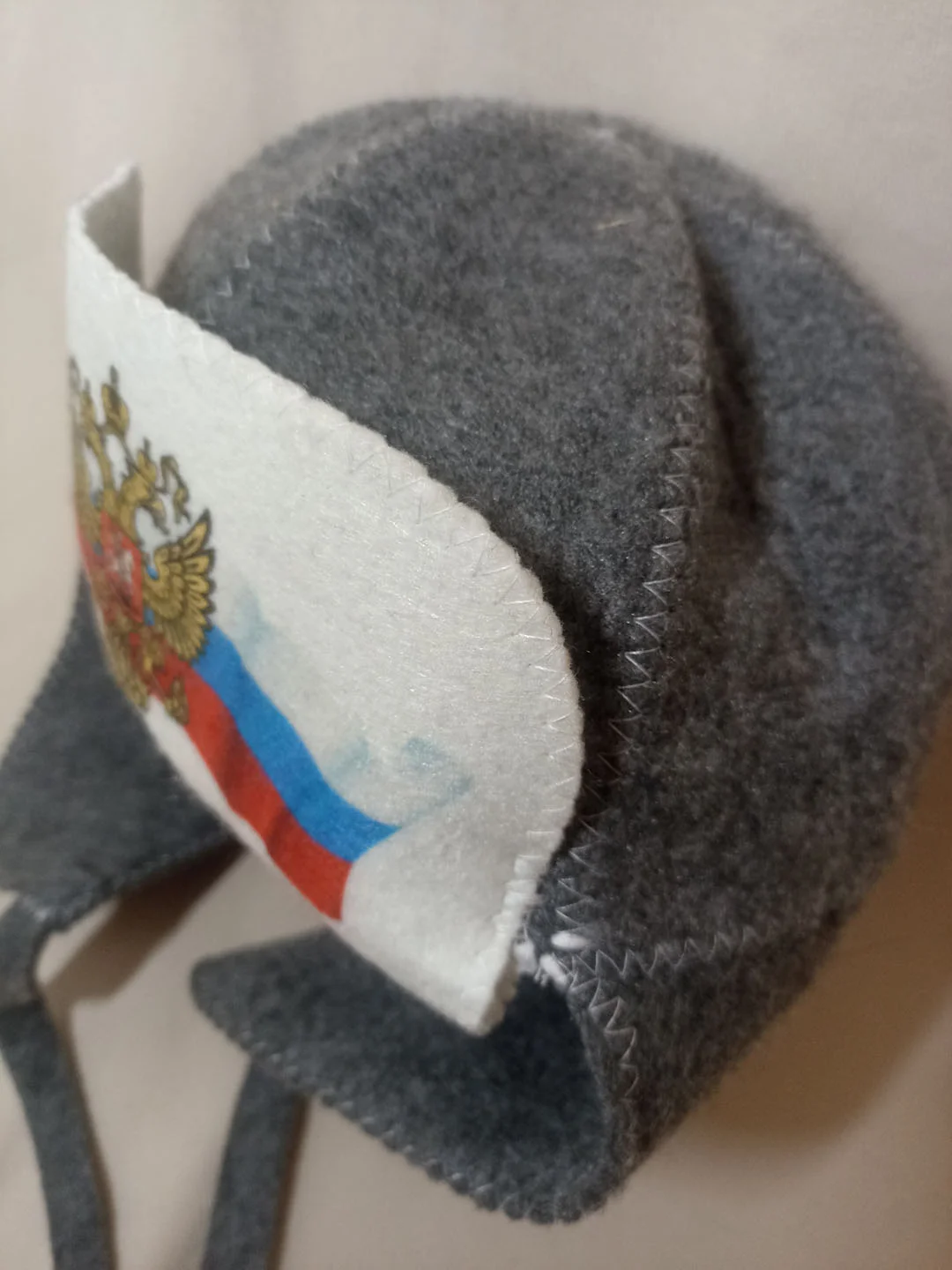 Шапка ушанка для бани и сауны с рисунком, в ассортименте