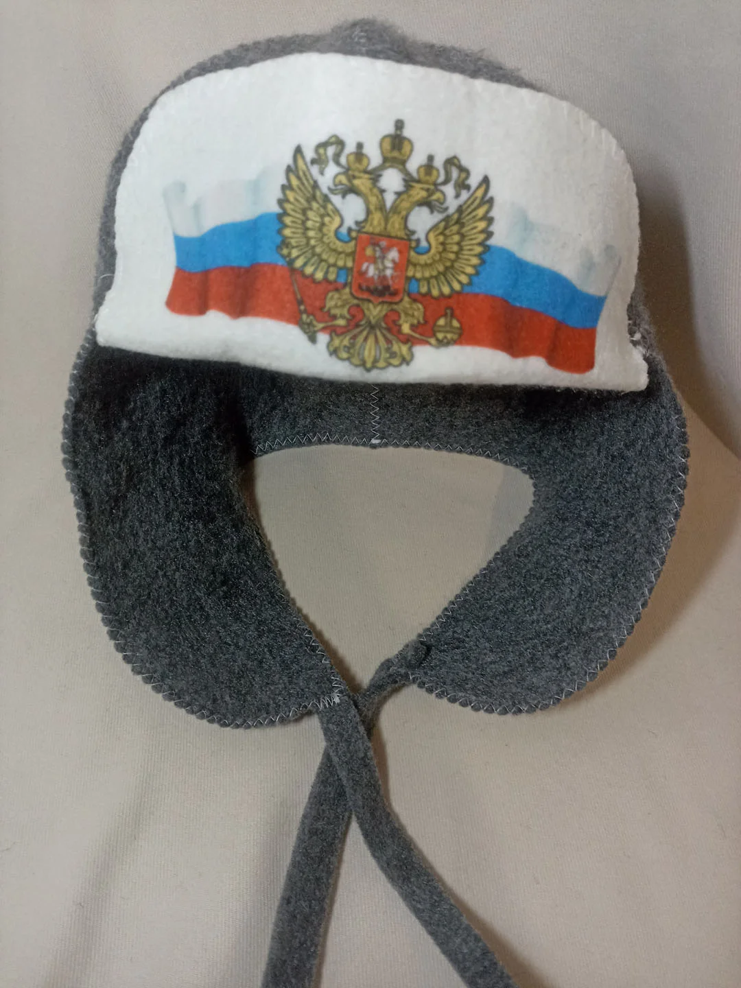 Шапка ушанка для бани и сауны с рисунком, в ассортименте