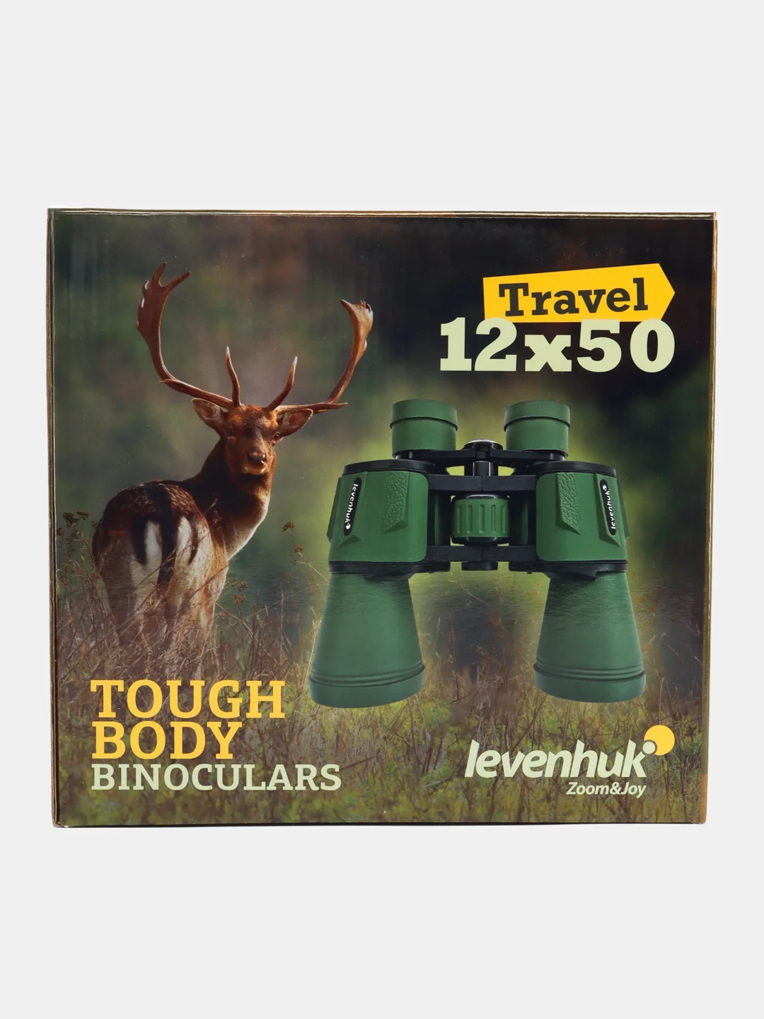 Бинокль Levenhuk Travel 12x50 для охоты, рыбалки, для наблюдений на открытой местности