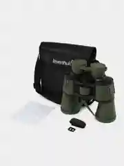 Бинокль Levenhuk Travel 10x50, стекло BK-7, для охоты, рыбалки, похода, для путешествий