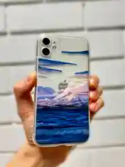 Синий чехол для iPhone 6s/7/8/SE/XR/XS/11/12/13/14/15 Pro/Max/Plus/Mini/силикон/противоударный
