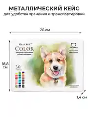 Набор профессиональных цветных карандашей Малевичъ GrafArt PRO, 30 цветов,