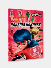 Книга АСТ Леди Баг и Супер-Кот. Альбом 100 наклеек (розовый)