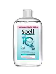Мицеллярная вода Soell Professional гиалуроновая для снятия макияжа, 600 мл