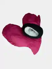 Фуксия детские варежки теплые, непромокаемые