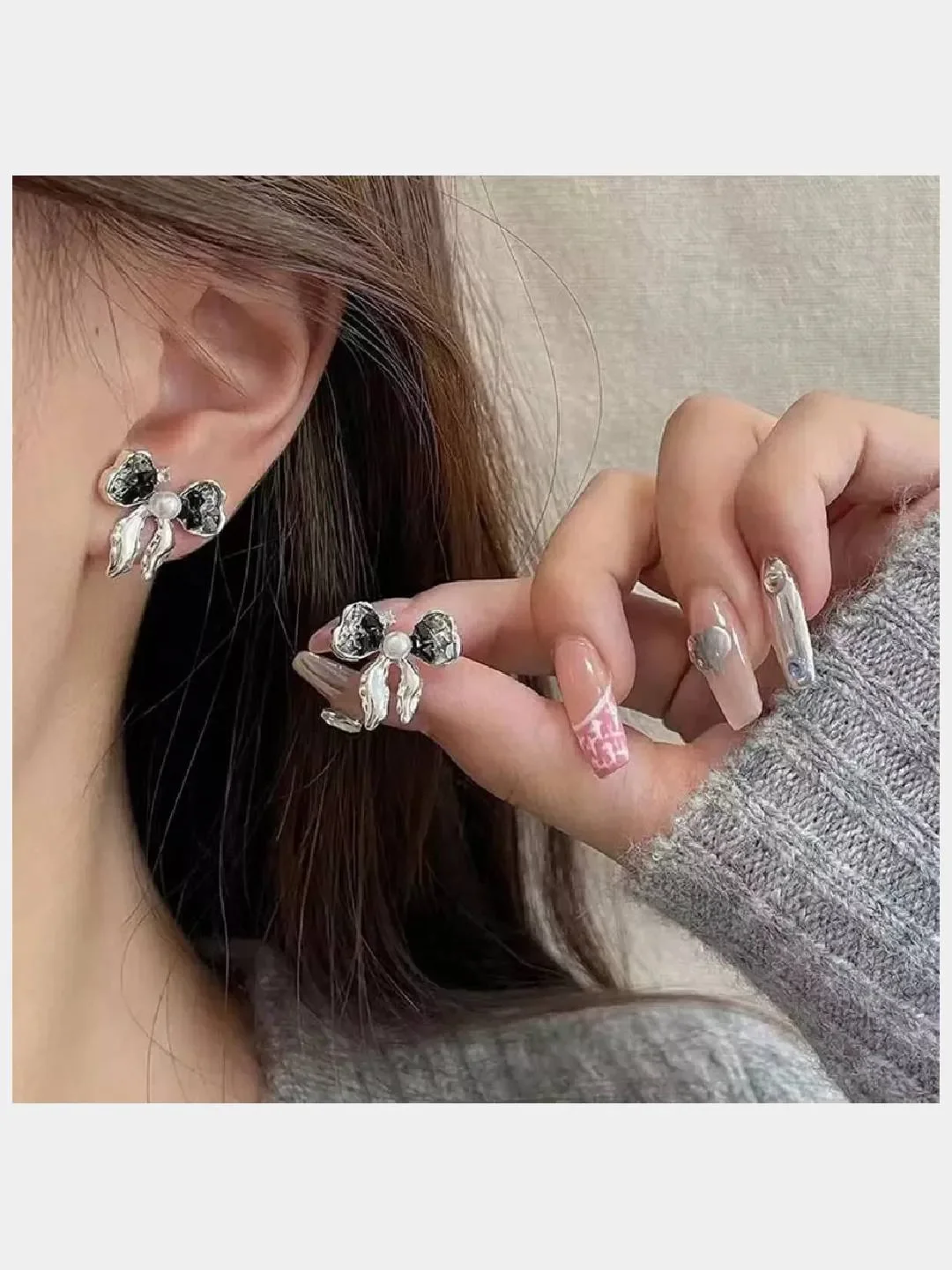 Серьги бижутерия