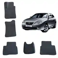 3-D Автомобильные EVA / ЕВА / ЭВА коврики в салон для Hyundai Elantra 4 / Хендай Элантра 4