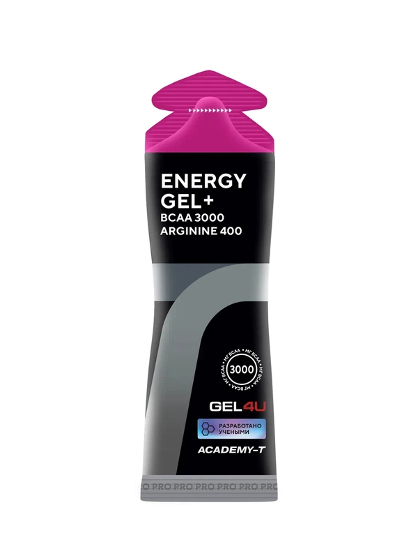 Энерджи АКАДЕМИЯ-Т BCAA Energy BCAA Gel, со вкусом лесных ягод, 60 мл