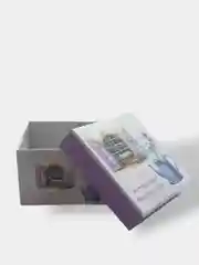 Аметистовый подарочная коробка для бижутерии, украшений, часов, жесткая, плотная, маленькая