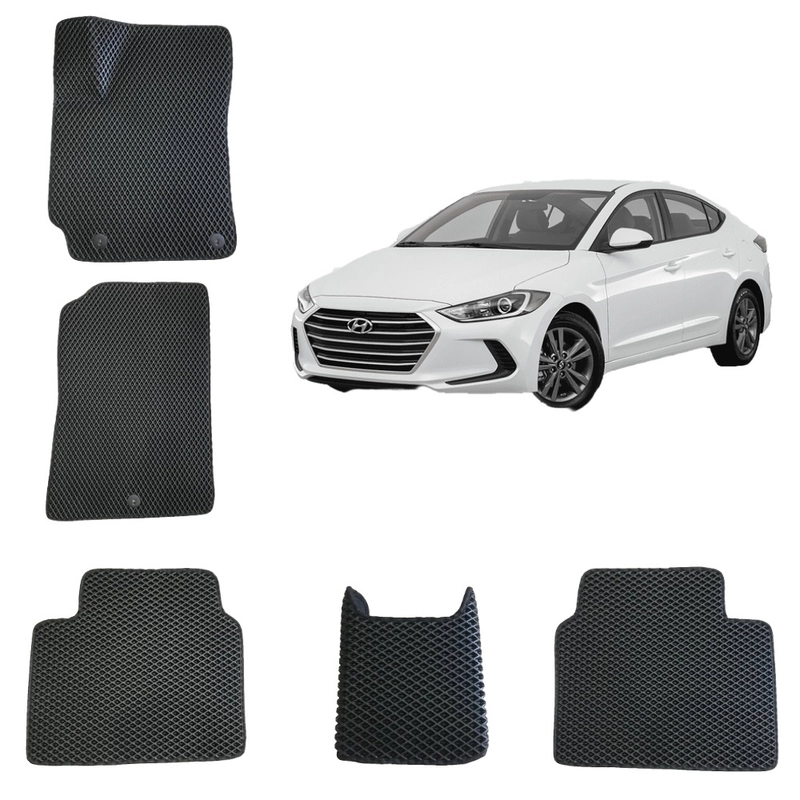 3-D Автомобильные EVA коврики для Hyundai Elantra 6 / Хендай Элантра 6