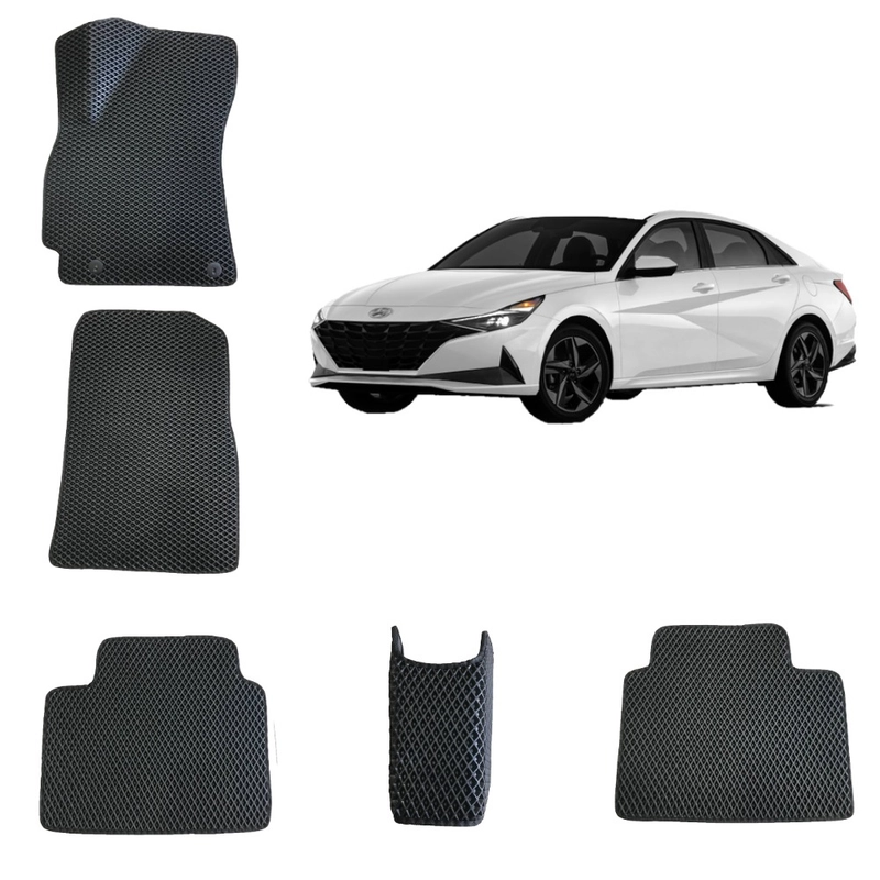 3-D Автомобильные EVA коврики для HYUNDAI ELANTRA 7 / ХЕНДАЙ ЭЛАНТРА 7 (Корейская сборка)