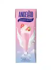 Коктейль молочный Angelato Клубника со сливками 2%, ульт/п, 0,2кг, Slim Leaf