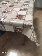 Скатерть, клеенка на стол "Кофе корица", ПВХ