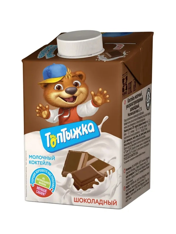 Коктейль молочный Топтыжка Шоколадный 3,2% , 500г
