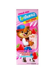 Коктейль молочный Топтыжка Клубничный  пломбир с маршмеллоу 2% ,0,2л