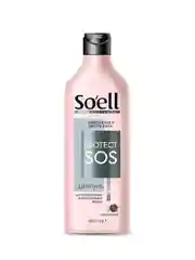 Шампунь для волос Soell Professional PROTECT SOS Укрепление по всей длине, 400 мл