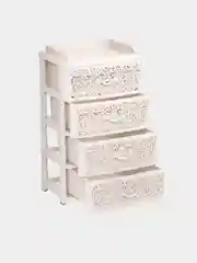 Комод для хранения "Аура" 4-х секционный широкий 425х560х925 мм
