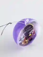 Фиолетовый новогодний шар ёлочный, на Новый год, d = 6 см. Символ года - Змея