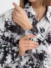 Черный блуза женская единый размер