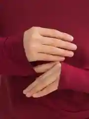Бордовый лонгслив женский облегающий, базовый