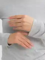 Серый меланж лонгслив женский облегающий, базовый