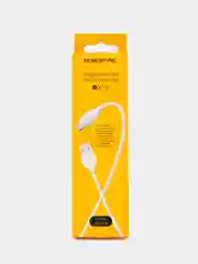 Белый кабель зарядный Borofone BX19 Micro-USB для android