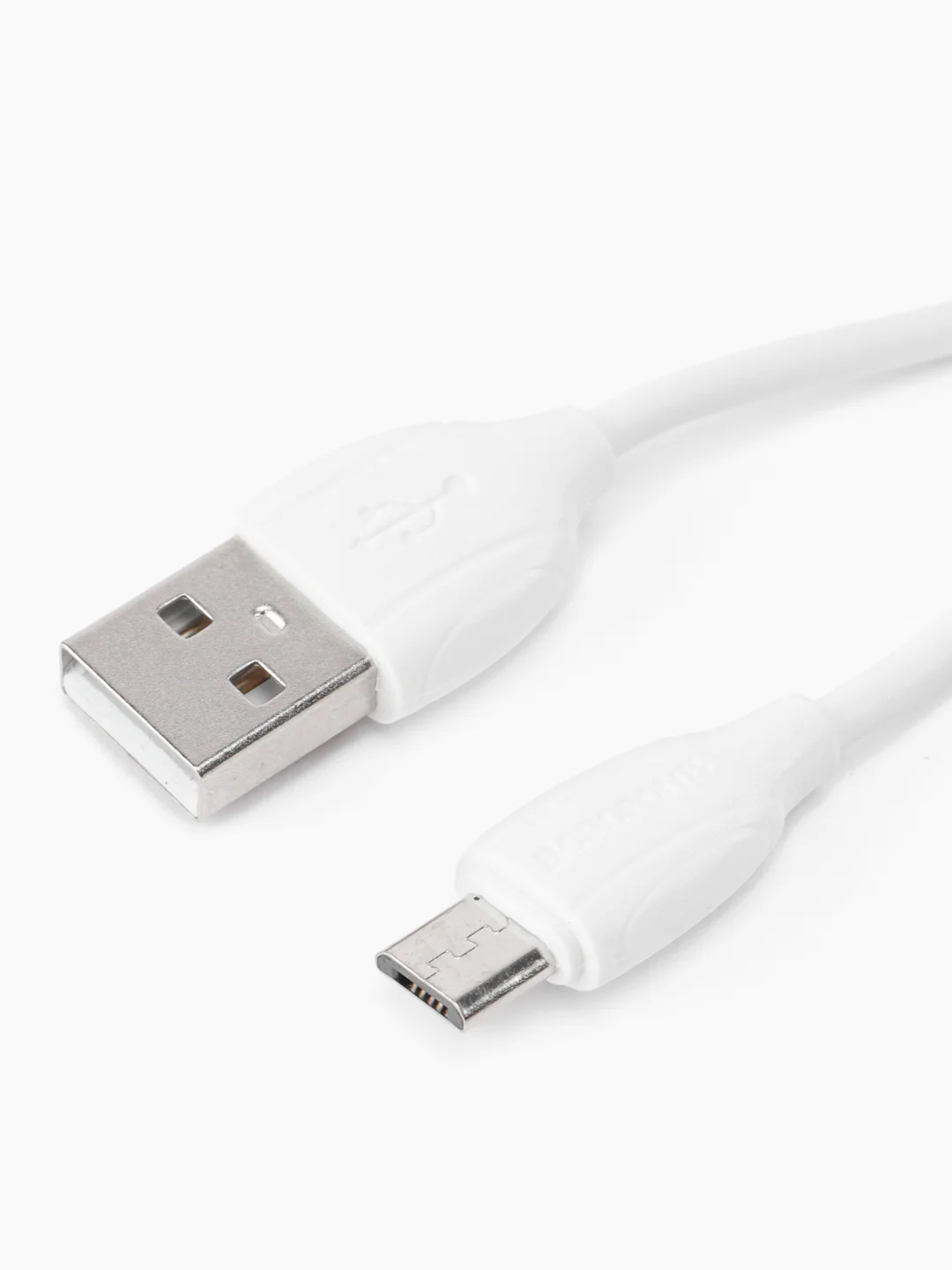 Белый кабель зарядный Borofone BX19 Micro-USB для android