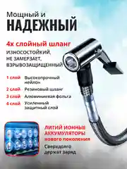 Компрессор автомобильный, беспроводной