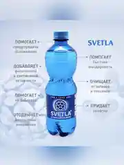 Вода природная минеральная "СВЕТЛА РУС" негированная 0,5л ПЭТ