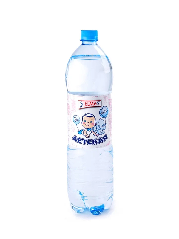 Вода питьевая "СТЭЛМАС" детская негазированная 1,5Лл пэт