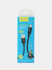 Кабель зарядный Type-c USB, быстрая зарядка для андроид Hoco X89, черный