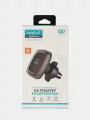 Держатель для телефона FaizFull F52, на решетку воздуховода, магнитный,черный