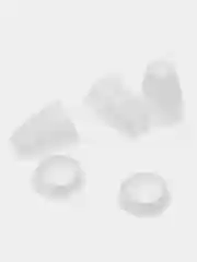 Алый набор наконечников для шнура, d = 4 мм, 20  12 мм, 10 штук