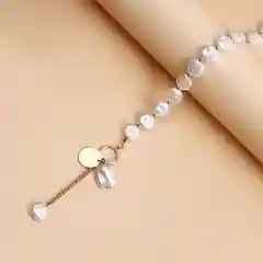 Белый колье, чокер, цепочка на шею женская, колье на новый год, год змеи