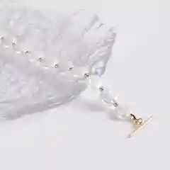 Белый колье, чокер, цепочка на шею женская, колье на новый год, год змеи