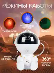 Проектор-ночник Космонавт со звездой