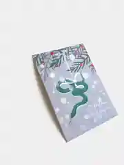 Желтый открытки новогодние, 7х10 см, авторские, наборы по 1, 3, 5 шт