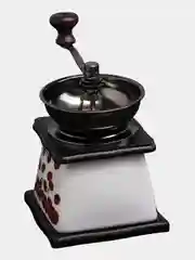 Кофемолка с ручкой Кофейные зерна, 9,516 см, цвет тёмное дерево