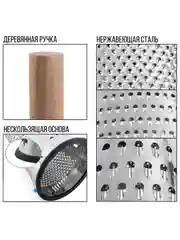 Терка конусная для овощей и сыра