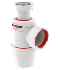 Белый сифон для мойки Wirquin Neo Air, воздушный клапан без выпуска