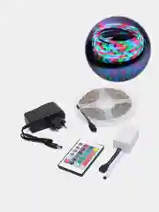 Светодиодная лента с пультом RGB, LED, 5 метров, 16 цветов