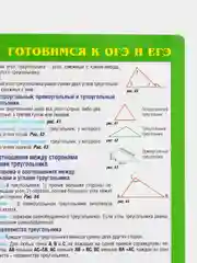 Бирюзовый плакат Основные математические формулы. Алгебра. Геометрия. Подготовка к ГИА ОГЭ и ЕГЭ